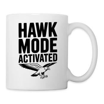 Hawk-Modus aktiviert - Tasse - Weiß - Rechts