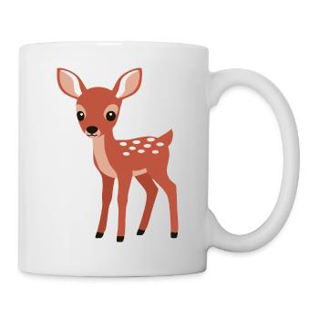 Style minimaliste curieux et curieux - Mug blanc - blanc - Droite