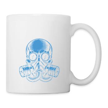 Rave Skull Gas Mask - Mug - white - Right