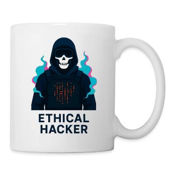 Ethischer Hacker – Cybersicherheit - Tasse - Weiß - Rechts
