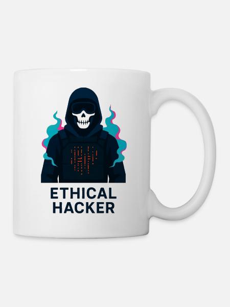 Ethischer Hacker – Cybersicherheit - Tasse - Weiß