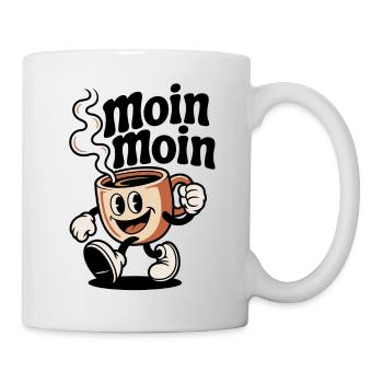 Funny coffee pot - Mug - white - Right