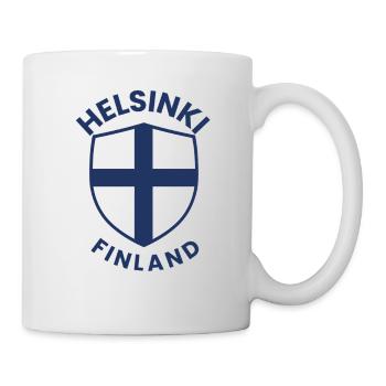 Emblème du Bouclier nordique d’Helsinki - Mug blanc - blanc - Droite