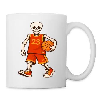 Maillot Skeleton Hoops 23 - Mug blanc - blanc - Droite