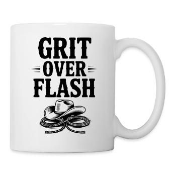 Grit Over Flash - Mug - white - Right