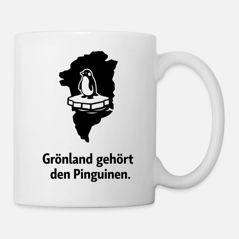 Pinguin auf Grönland-Eis - Mug - white