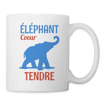 Tender Heart Elephant - Mug - white - Right