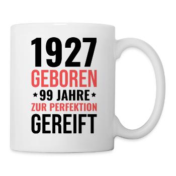 Né en 1927 – Mature à la perfection - Mug blanc - blanc - Droite