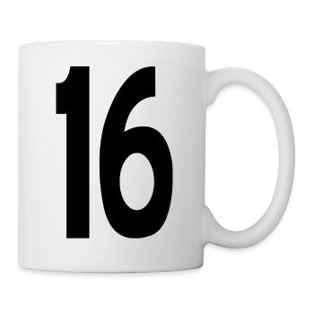 Six Sixteen Nummer 16 - Tasse - Weiß - Rechts
