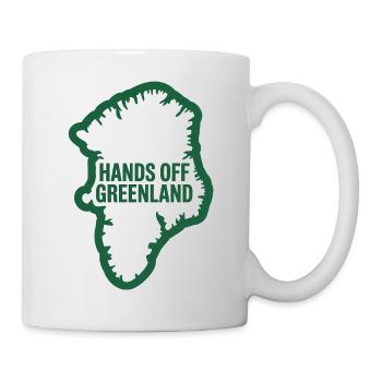Hände weg von Grönland! - Grönland / Grønland - Tasse - Weiß - Rechts