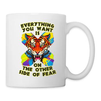 Tiger & Fear - Mug - white - Right