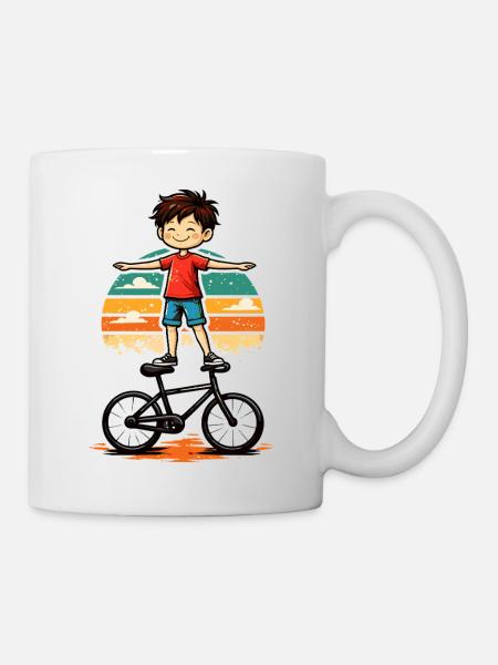 Artistic cycling, artistic cycling, indoor cycling - Mug - white