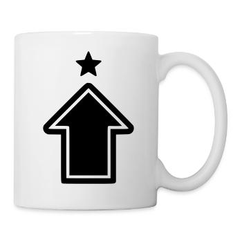 Arrow Rise Icon - Mug - white - Right