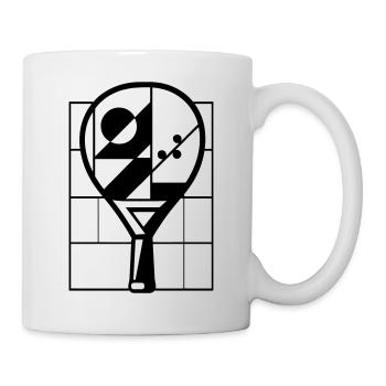 Padel-Racket – Padeliste - Tasse - Weiß - Rechts