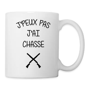 Ich kann nicht, ich habe gejagt. - Tasse - Weiß - Rechts