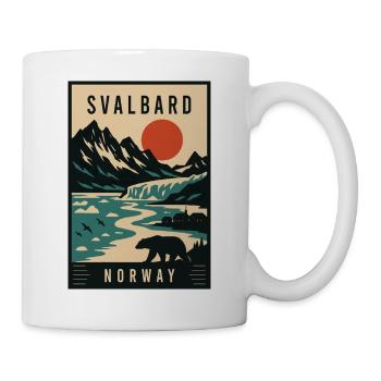 Discover Polar Adventures of Svalbard in Norway - Mug - white - Right