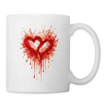 Love - Heart - Valentine's Day - Wedding - Mug - white - Right