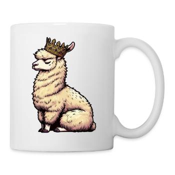 Alpaka lama Alpakabesitzer Alpakaliebhaber Lamas - Tasse - Weiß - Rechts