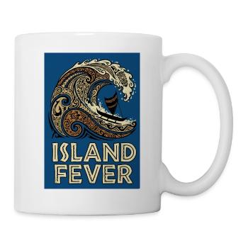 Vague tribale de fièvre insulaire - Mug blanc - blanc - Droite