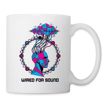 Câblé pour Sound Cyber Head - Mug blanc - blanc - Droite