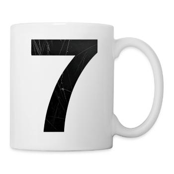 Grunge Seven Scratches - Mug blanc - blanc - Droite