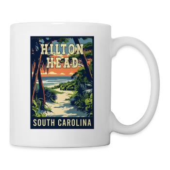 Experience the Charm of Hilton Head in South Carol - Mug - white - Right