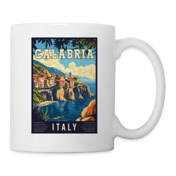Entdecken Sie die rustikale Schönheit Kalabriens in Italien - Tasse - Weiß - Rechts