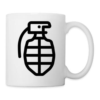 grenade - Mug blanc - blanc - Droite