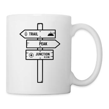 Signpost Trail Peak - Mug - white - Right