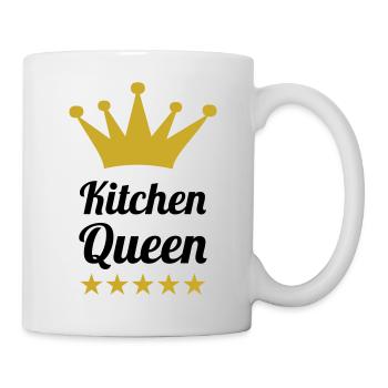 The queen of cooking - Mug - white - Right