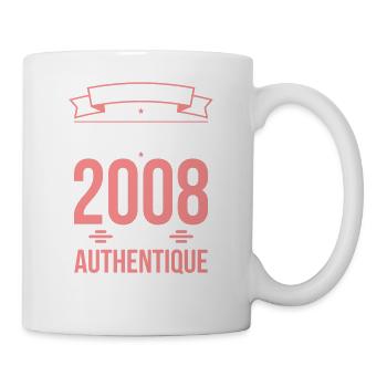 18. Geburtstag – Original – März 2008 - Tasse - Weiß - Rechts