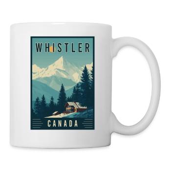 Explore Winter Wonderland Whistler in Canada - Mug - white - Right