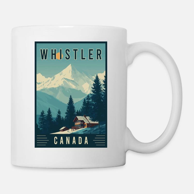 Explore Winter Wonderland Whistler in Canada - Mug - white
