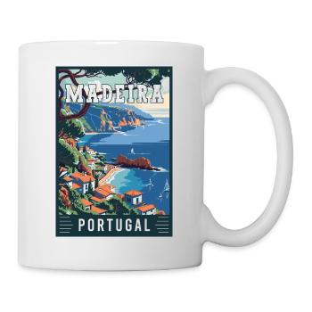 Explore Beauty of Madeira in Portugal - Mug - white - Right
