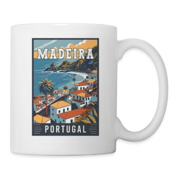 Beauté enchanteresse de Madère au Portugal - Mug blanc - blanc - Droite