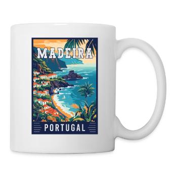 Entdecken Sie die Schönheit Madeiras in Portugal - Tasse - Weiß - Rechts