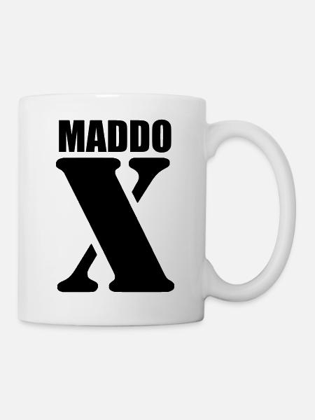 Maddox – First Name Design | Minimal Typography - Mug - white