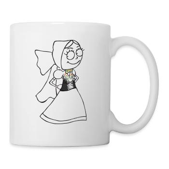 SERBSKA HANKA - contour - - Mug - white - Right