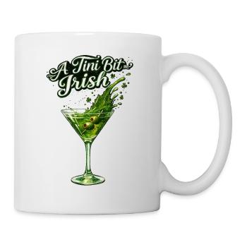 A Tiny Bit of Irish – Retro St. Patrick's - Mug - white - Right