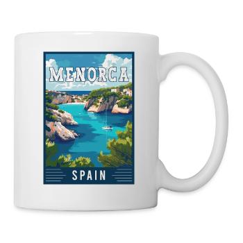 Vivez la sérénité à Minorque - Espagne - Mug blanc - blanc - Droite