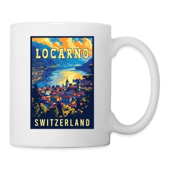 Entdecken Sie Ruhe in Locarno – Schweiz - Tasse - Weiß - Rechts
