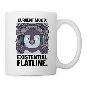 Current mood Existential zero line - Mug - white - Right