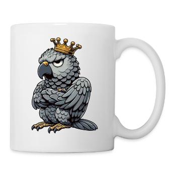 African grey parrot parrot owner parrot keeper - Mug - white - Right