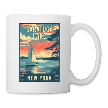 Explore Saratoga Lake In New York State - Mug - white - Right