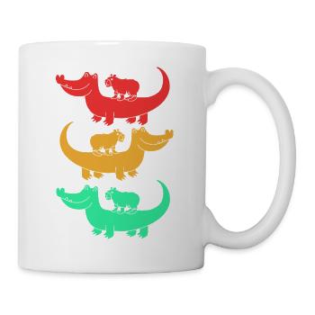 Capibara Capybara - Tasse - Weiß - Rechts