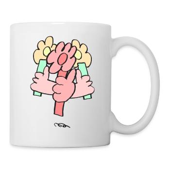 Flowers - Mug - white - Right