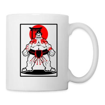Sumo Warrior - Mug - white - Right