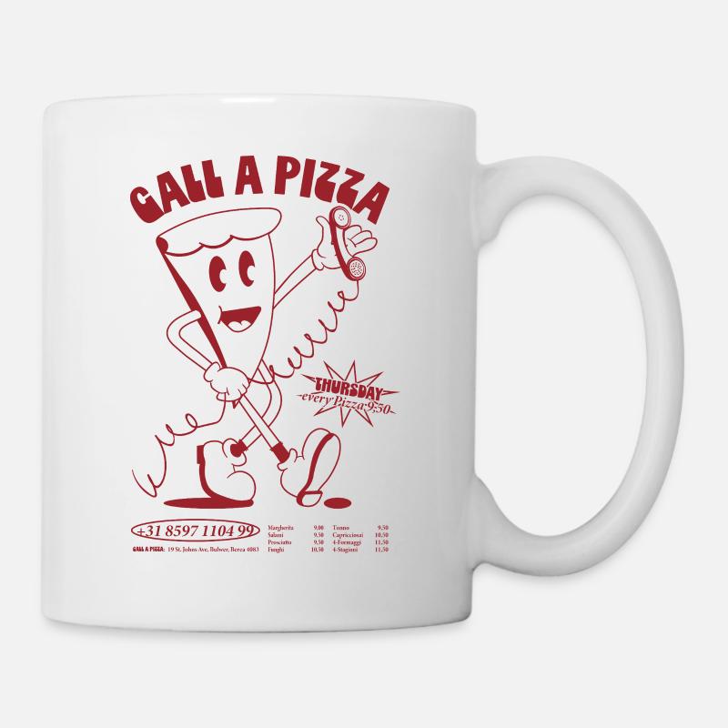 Call A Pizza - Mug - white