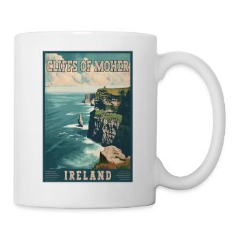 Explore Cliffs Of Moher In Ireland - Mug - white - Right
