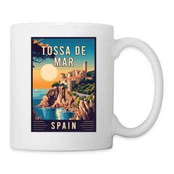 Discover Captivating Tossa de Mar in Spain - Mug - white - Right